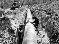 Газовая труба у стен Хабаровска