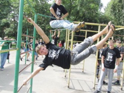 Спортсмены сами нарисуют турники
