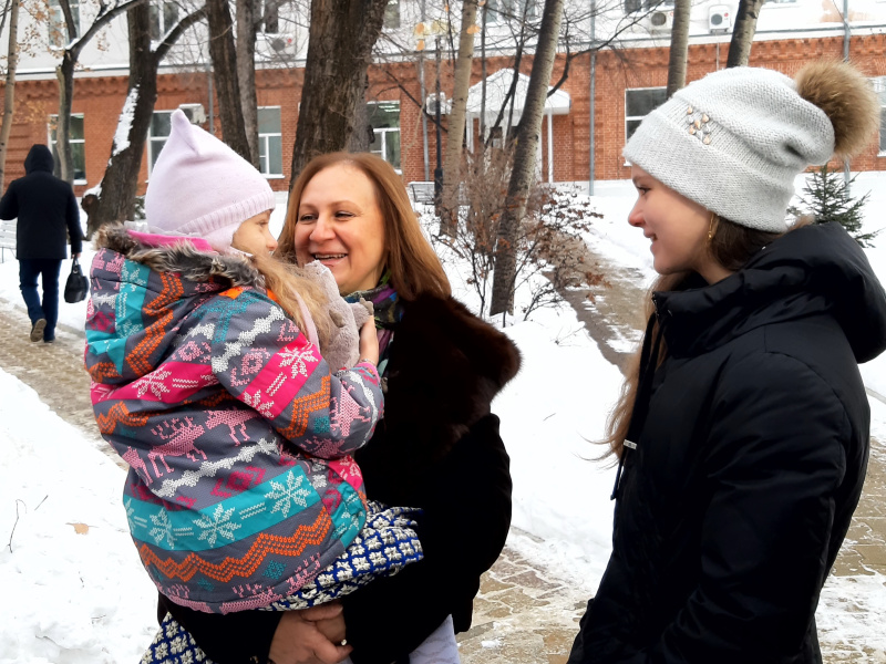 Таша - самая маленькая христианка - родилась в  хабаровском перинатальном