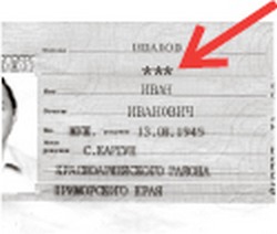 Звезды в паспортах - это не сведения