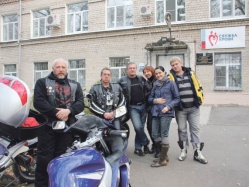 Донор на байке  