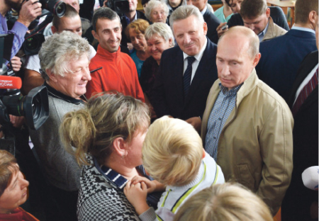 Владимир Путин проверит лично ход восстановительных работ  