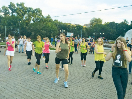 В Хабаровске начинаются Zumba-субботники