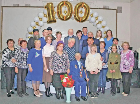 Ветерана из п. Майский поздравили со столетием 